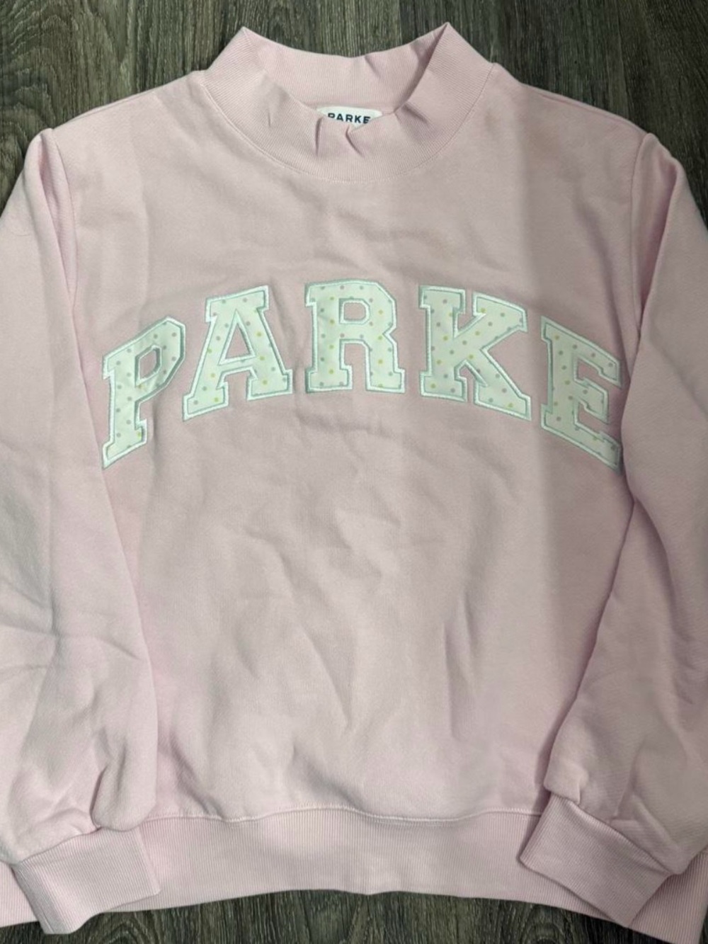 Parker Women's Pink Cowl-Neck Sweatshirt